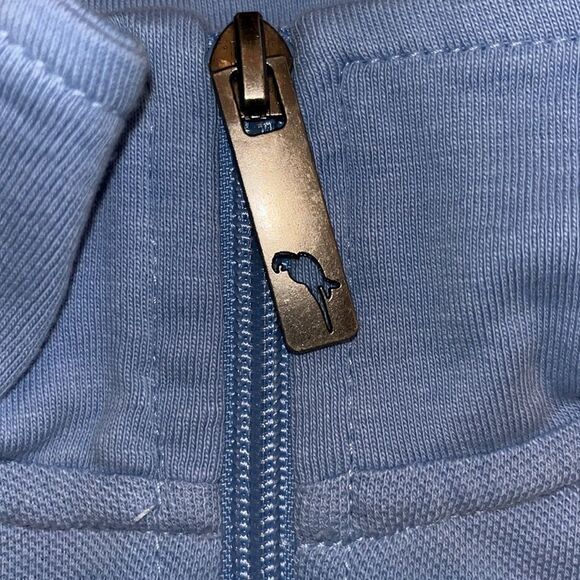 New Jimmy Buffet Margaritaville Carolina Blue Parrot Island Reserve Sweatshirt L - Picture 7 of 10